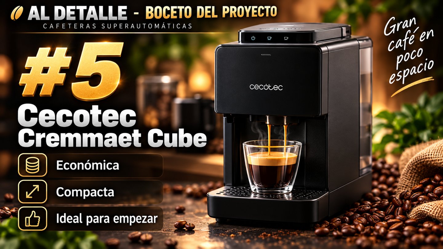 Ilustración editorial: Cecotec Cremmaet Cube